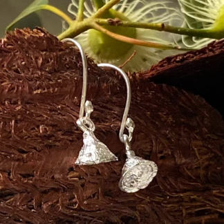 925 silver little gum-nut silver Earrings